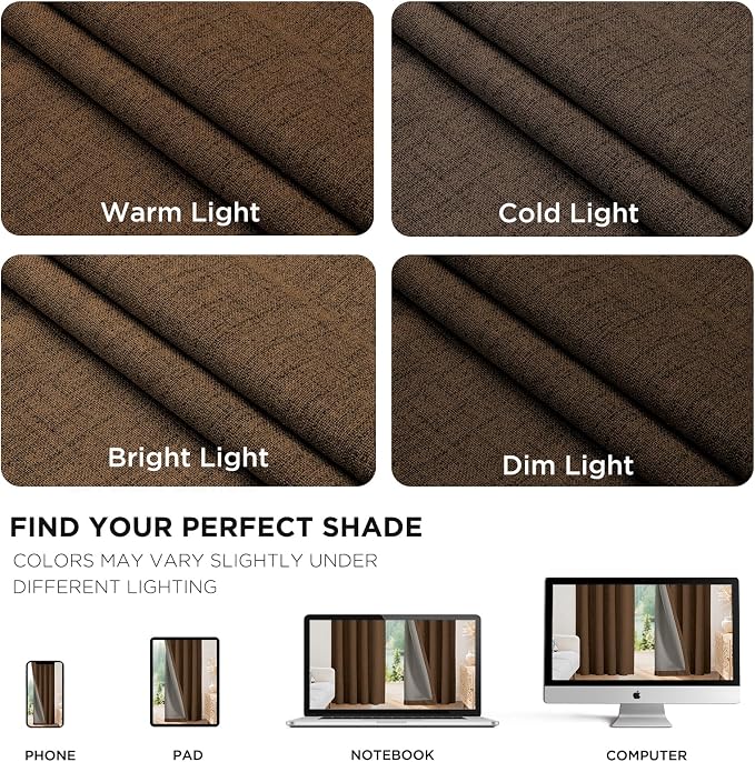 Joydeco Blackout Curtains for Bedroom