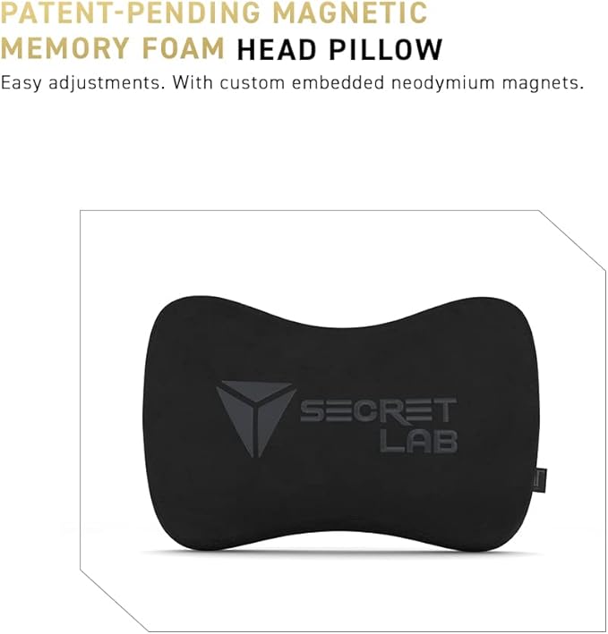 Secretlab Titan Evo Black3 Gaming Chair - Reclining, Ergonomic & Comfortable Computer Chair with 4D Armrests, Magnetic Head Pillow & 4-Way Lumbar Support - Black - Fabric