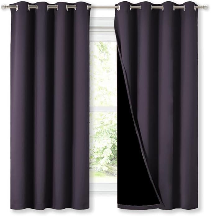 NICETOWN Extra Long Truly Blackout Drapes