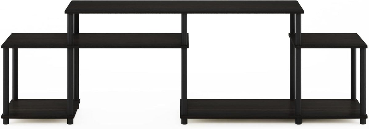 Furinno Turn-N-Tube Handel Stand for TV up to 55 Inch, Espresso