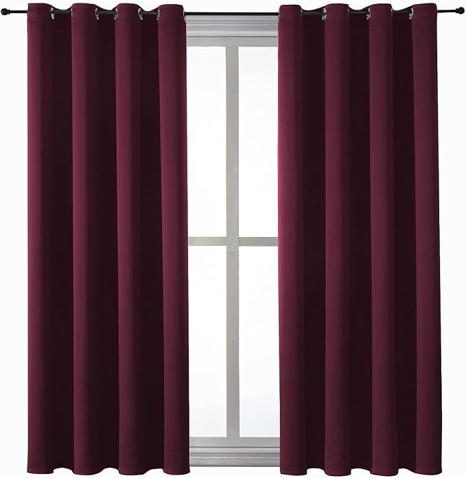 ChrisDowa Grommet Blackout Curtains