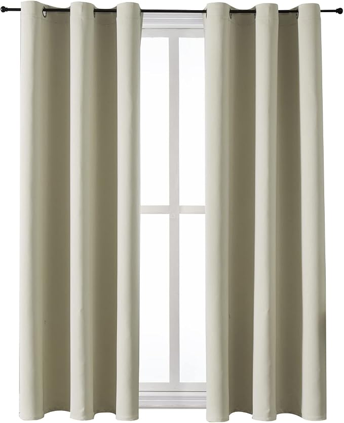 ChrisDowa Grommet Room Darkening Curtains