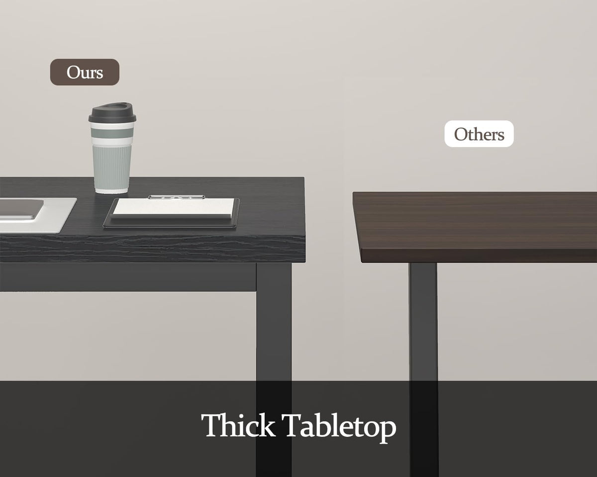 70.8 Inch Large Computer Desk, Long Gaming Table, Modern Two Person Desk Large Executive Office Desks, Double Desk at Home, Perfect for Work, Gaming, Studying, and Writing, Etc. Black.