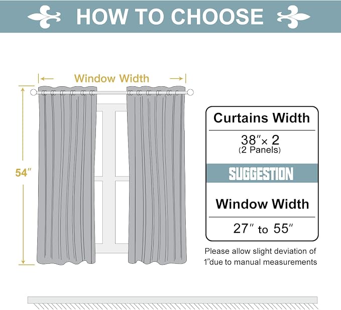ChrisDowa Grommet Blackout Curtains