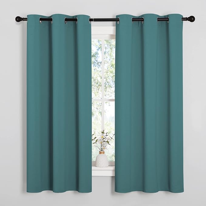 NICETOWN Thermal Insulated Solid Grommet Blackout Curtains/Drapes/Panels