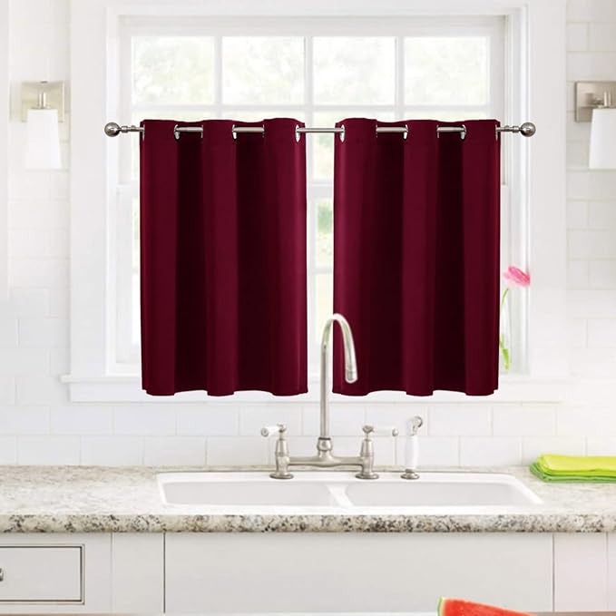 ChrisDowa Small Window Curtains