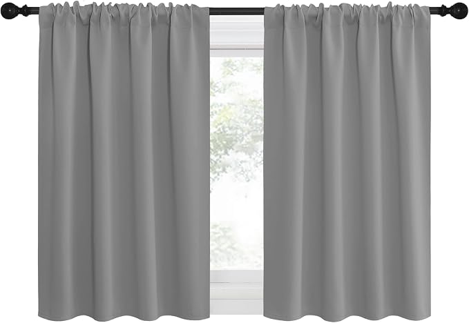 NICETOWN RV Blackout Curtains for Camper Windows, Short Room Darkening Curtains