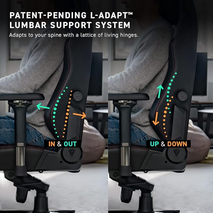 Secretlab Titan Evo Cyberpunk 2077 Gaming Chair - Reclining - Ergonomic & Comfortable Computer Chair with 4D Armrests - Magnetic Head Pillow & 4-Way Lumbar Support - Yellow/Black - Leatherette