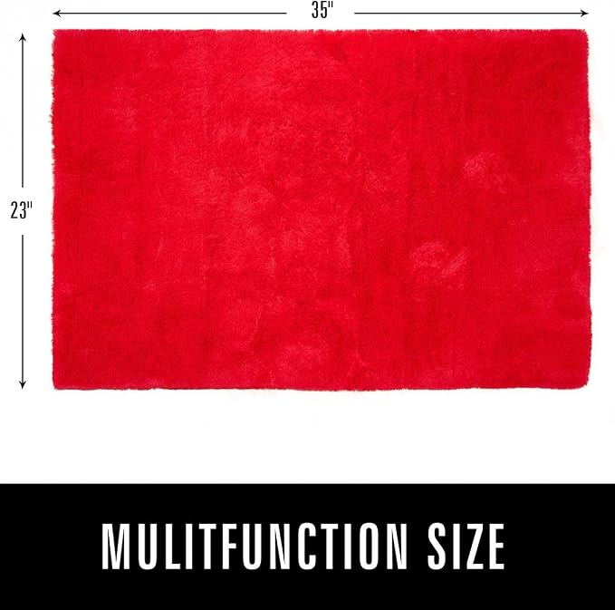 LOCHAS Ultra Soft Indoor Modern Area Rugs Fluffy Living Room Carpets