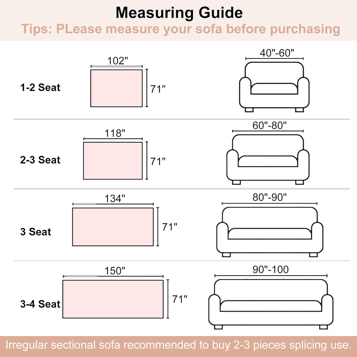 Boho Couch Cover, Sofa Cover, Sofa Covers for 2 Cushion Couch, Washable Sectional Couch Covers for Dogs Pet Furniture Protector Couch Cover Blanket for Living Room (1# Orange, 71" x 102")