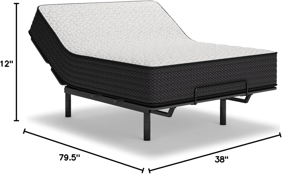 Signature Design by Ashley Limited Edition Firm 12 Inch Hybrid Mattress with Gel Memory Foam and Edge Support for Cool Sleep and Pressure Relief, Twin XL, Fiberglass Free, Mattress In A Box
