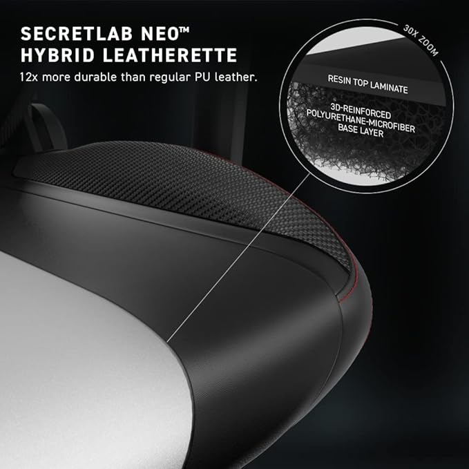 Secretlab Titan Evo Stealth Gaming Chair - Reclining, Ergonomic & Heavy Duty Computer Chair with 4D Armrest, Magnetic Head Pillow & Lumbar Support - Big and Tall Up to 395lbs - Black - Leatherette