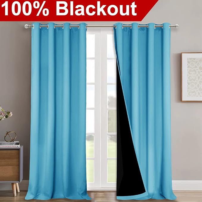 NICETOWN 100% Blackout Curtains
