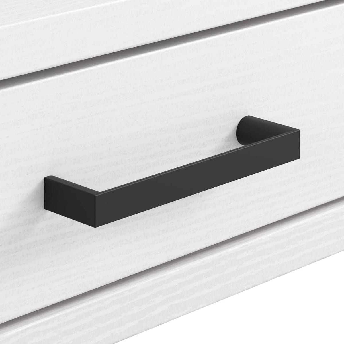 Bush Furniture Steele 40W Writing Desk in Pure White Oak | Computer Table for Home Office Workspace
