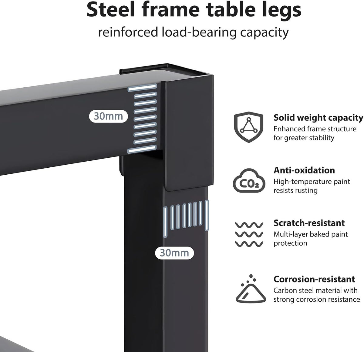 DlandHome 71 inches X-Large Computer Desk, Composite Wood Board, Decent and Steady Home Office Desk/Workstation/Table,23.6 Wide, Retro
