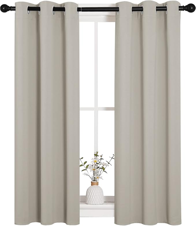 NICETOWN Room Darkening Curtain Panels