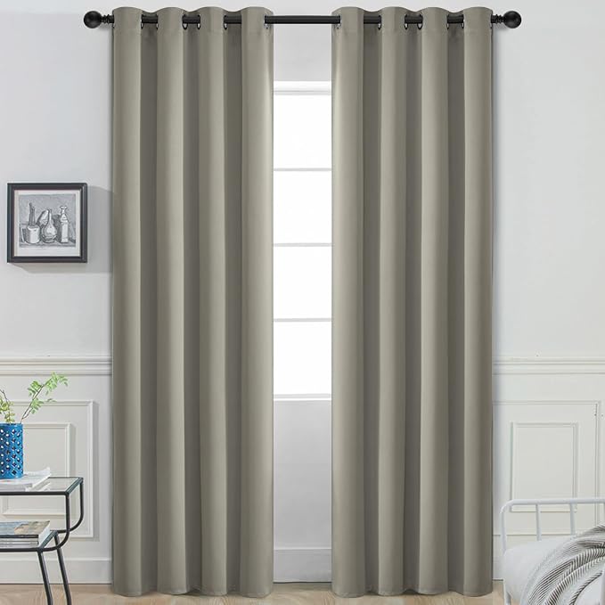 Yakamok Premium Room Darkening Thermal Insulated Curtains