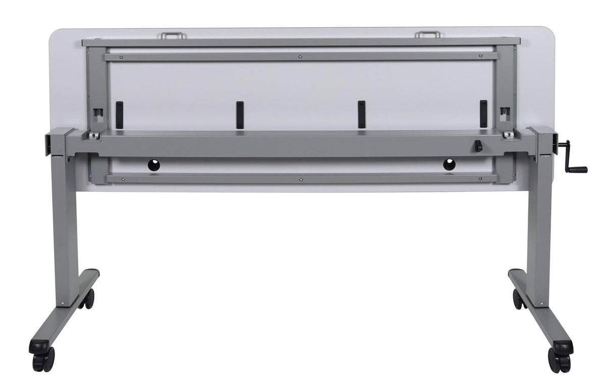 LUXOR STAND-NESTC-72 72" Adjustable Flip-Top Table Crank Handle
