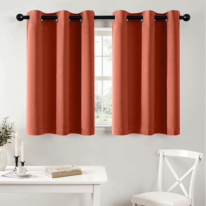 MIULEE Short Fall Curtains for Windows