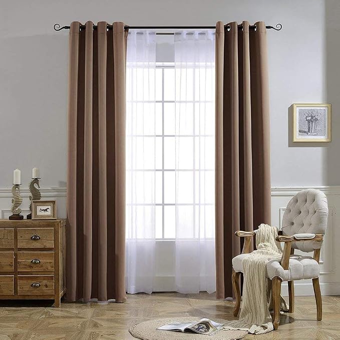 NICETOWN Light Reducing Grommet Curtains