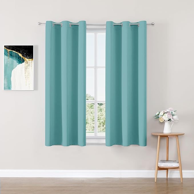 ChrisDowa Blackout Curtains 45 inches Long