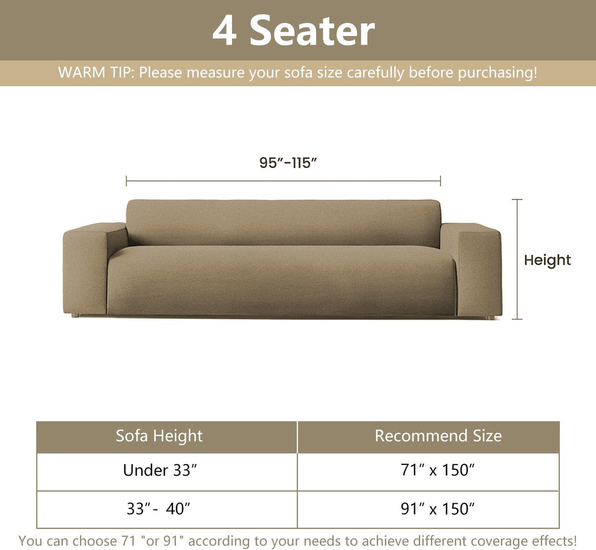 MYSKY HOME Couch Covers for 3 Cushion Couch Sofa, Sectional Couch Cover L Shape Chenille Couch Cushion Covers for Pets, Furniture Protector Cover for Dogs, Kids, 91"X150", Charcoal Gray
