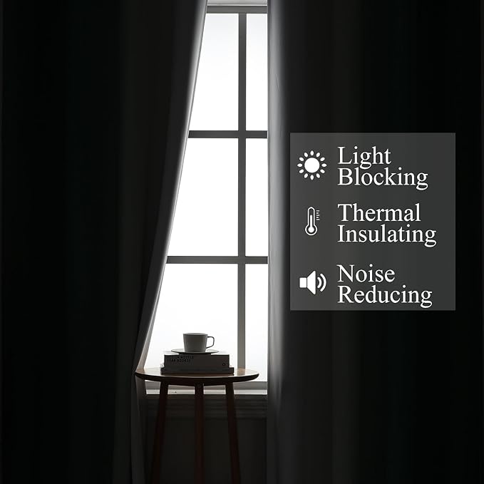 Estelar Textiler Green and Greyish White Blackout Curtains