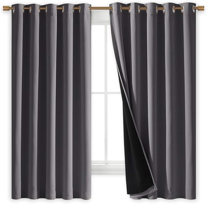 NICETOWN 100% Blackout Curtains