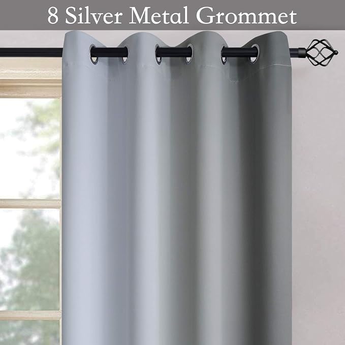 SimpleHome Ombre Room Darkening Curtains
