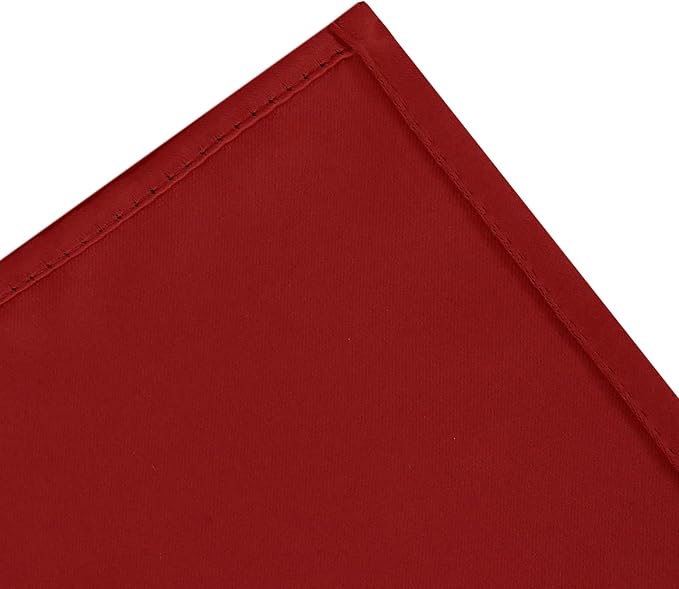LEMOMO Blackout Curtains 52 x 120 Inch Long Red Curtains Set of 2 Panels Room