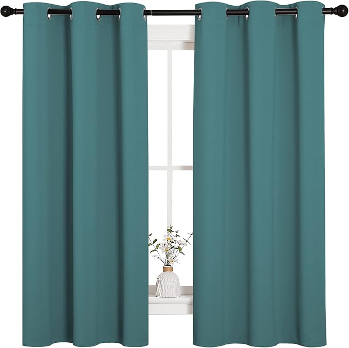 NICETOWN Thermal Insulated Solid Grommet Blackout Curtains/Drapes/Panels