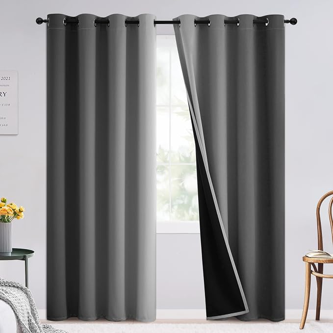 SimpleHome Blackout Curtains Ombre