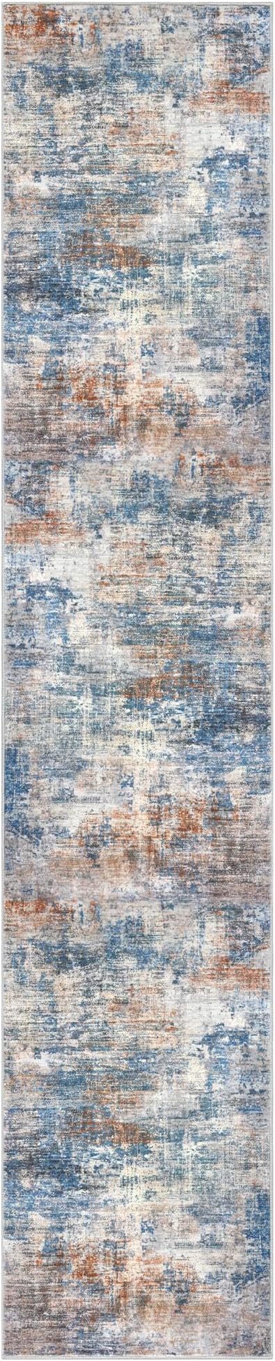 IOHOUZE Abstract Runner Rug 2x10 Ft Washable Runners