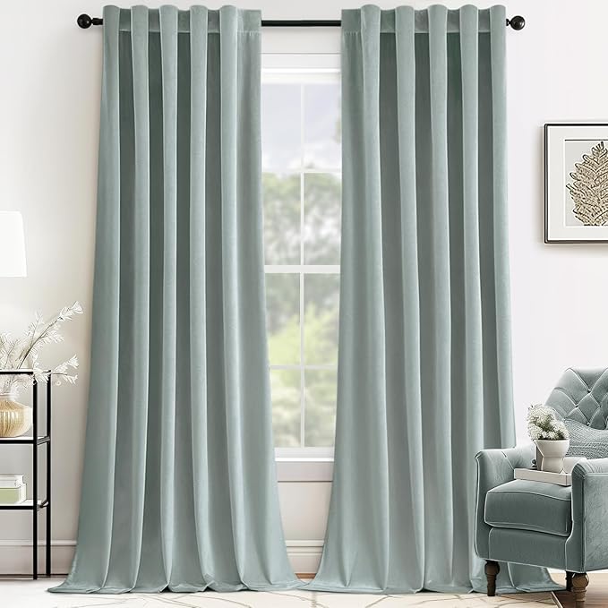 MIULEE Velvet Curtains 96 inches