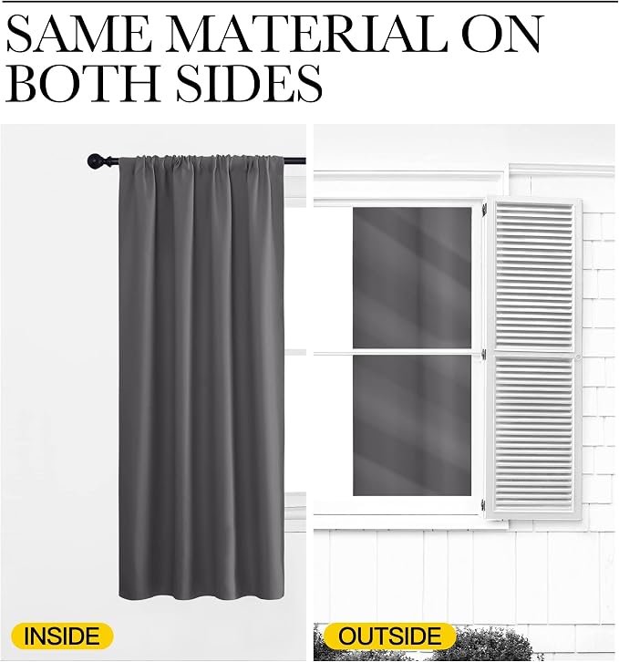 NICETOWN Blackout Curtains Panels