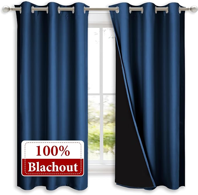 NICETOWN 100% Blackout Curtains