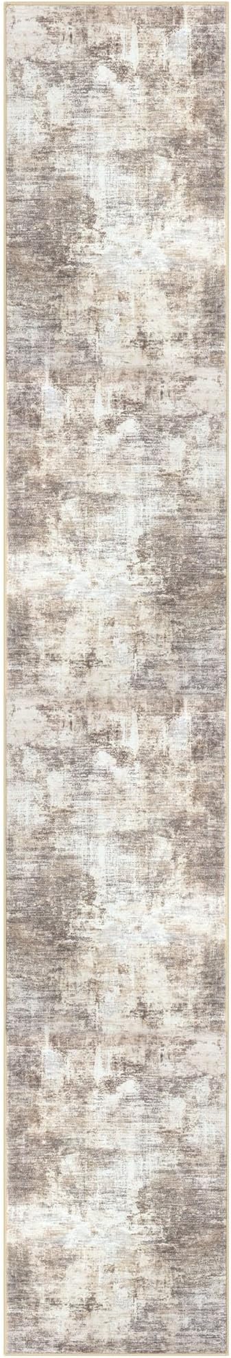 IOHOUZE Abstract Runner Rug 3x16 Ft Long Washable Runners