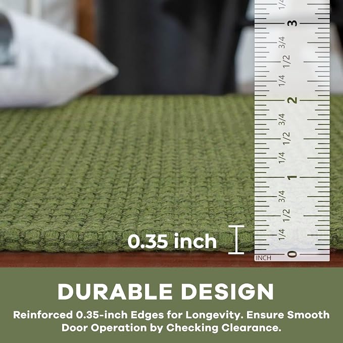 KOZYFLY Runners for Hallways 2x8 ft Washable Kitchen Runner Non Slip Rubber
