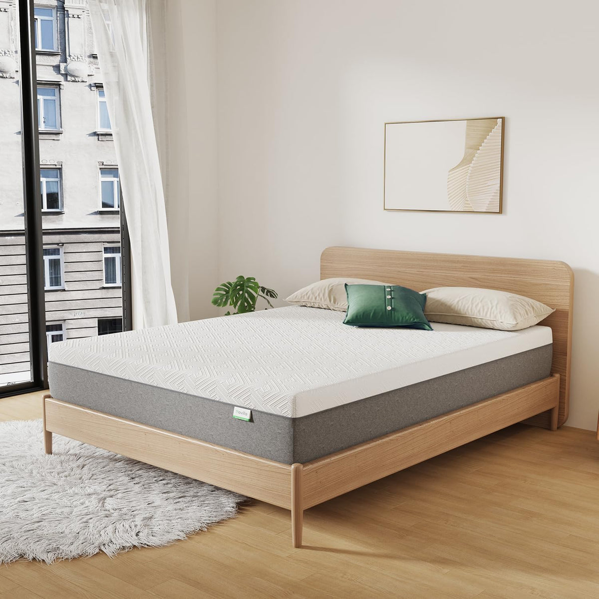 Novilla Full Mattress, 6-Inch Gel Memory Foam Mattress for Cool Night Sleep & Pressure Relief, Medium Firm Full Size in a Box, Bliss