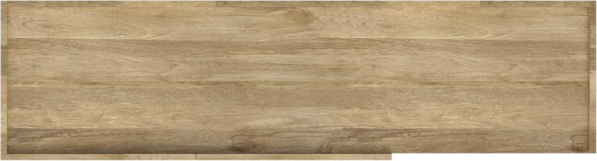 SIMPLIHOME Harrow Solid Mango Wood 60 inch Wide Contemporary Modern TV Media Stand in Natural for TVs up to 65 inches for The Living Room and Entertainment Center