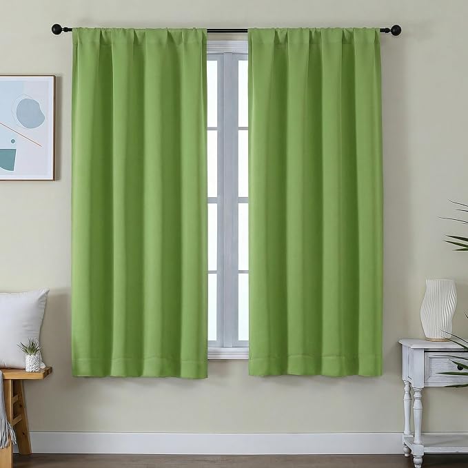 Simplebrand Ava Lime Blackout Curtains