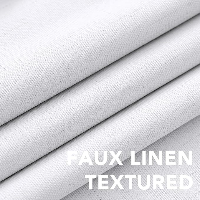 H.VERSAILTEX Linen Curtains 100% Blackout Curtains