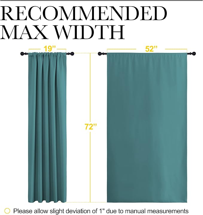 NICETOWN Window Curtains Blackout Drapes