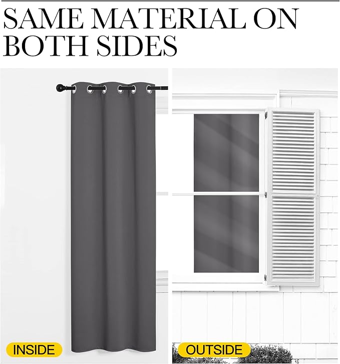 NICETOWN Blackout Curtains Panels