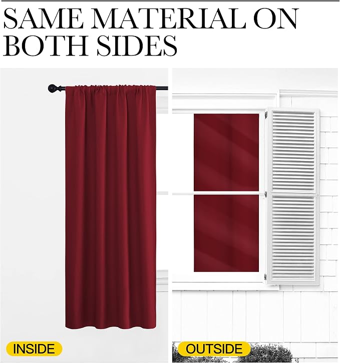 NICETOWN Living Room Curtains for Window