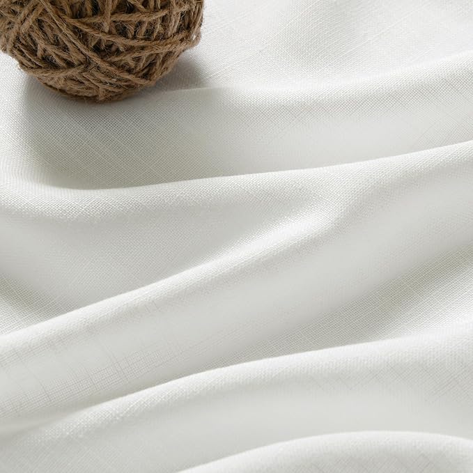 Semi Sheer Linen Curtains 120 Inches Long
