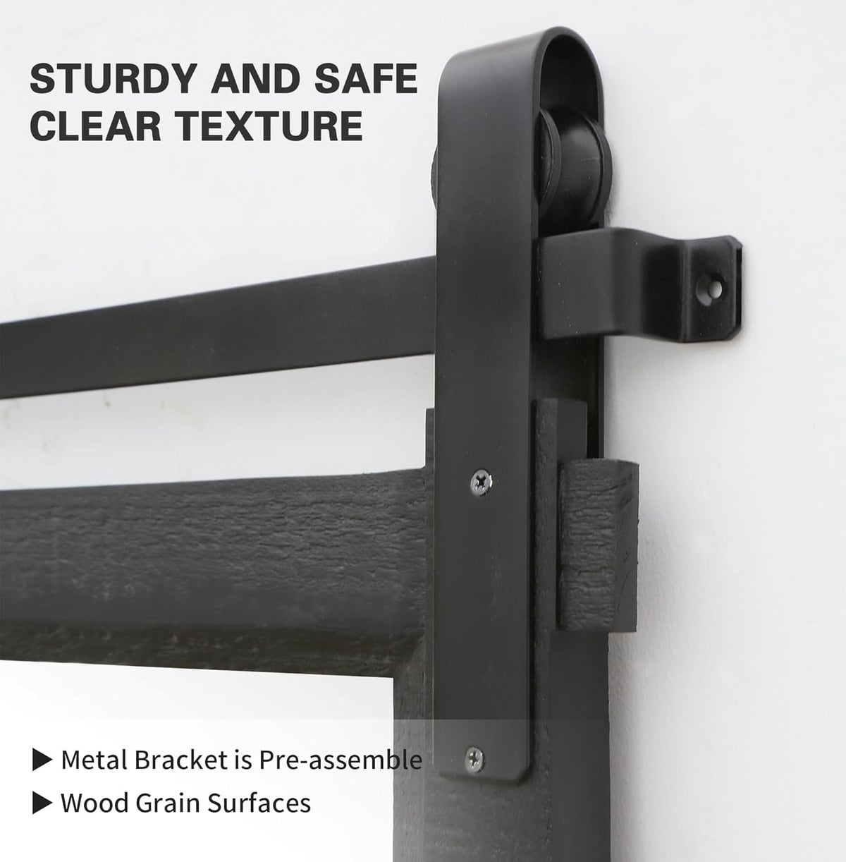 Bathroom Barn Door Mirror: 42"x28" Black Farmhouse Wood Frame - Rustic Wall Mirror for Entryway/Living Room Wall Decor
