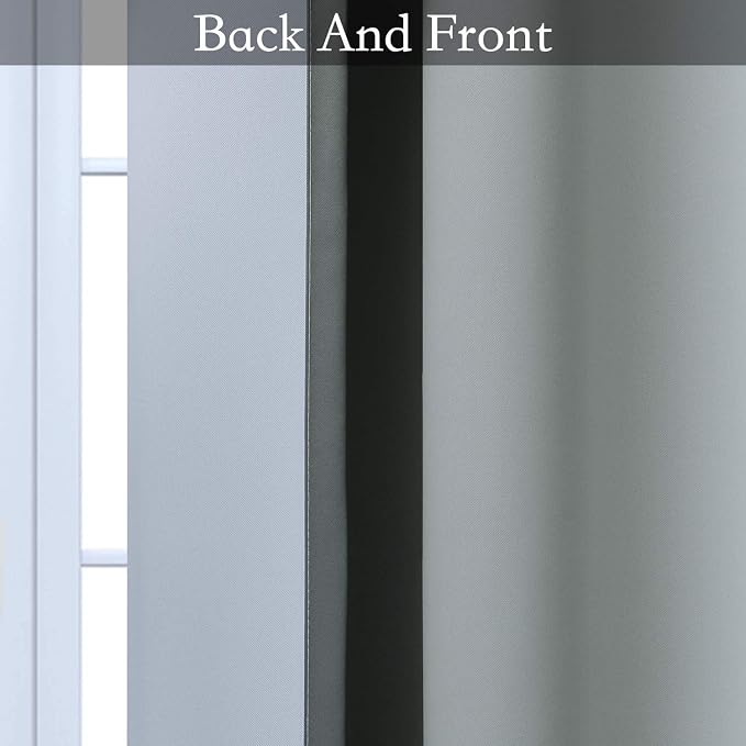 SimpleHome Ombre Room Darkening Curtains