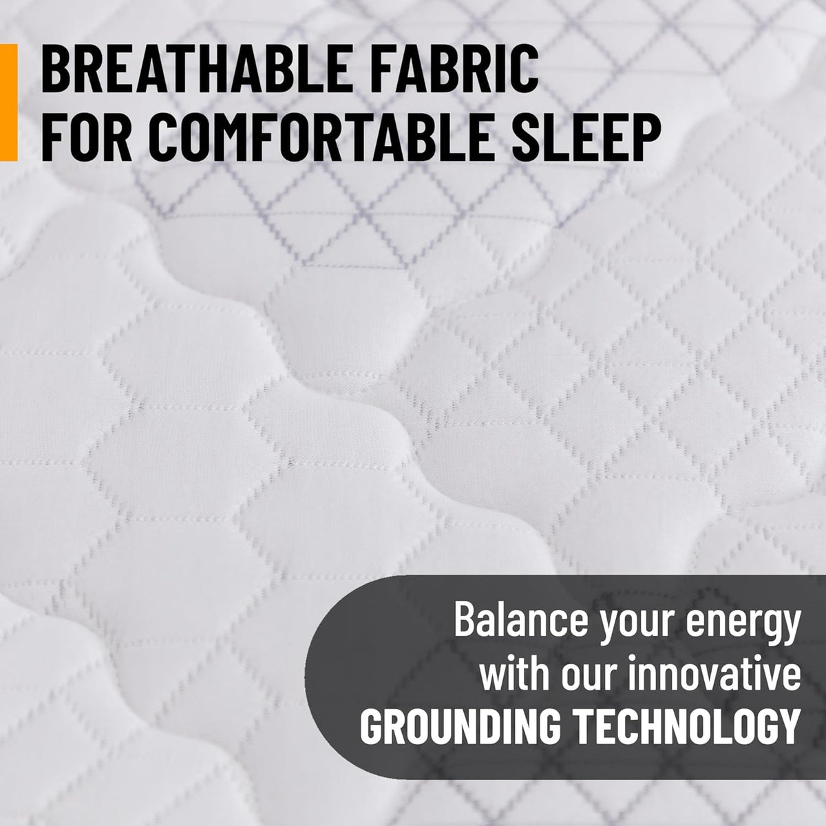 Ottomanson 9" Hybrid Twin Mattress - Rock Hard Feel - Made in USA - Individually Pocketed Coils & CertiPUR-US Foam - Fiberglass-Free - Bed in a Box
