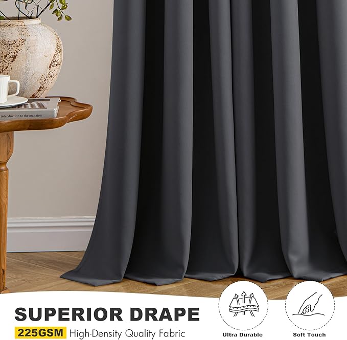MIULEE Short Curtains for Windows